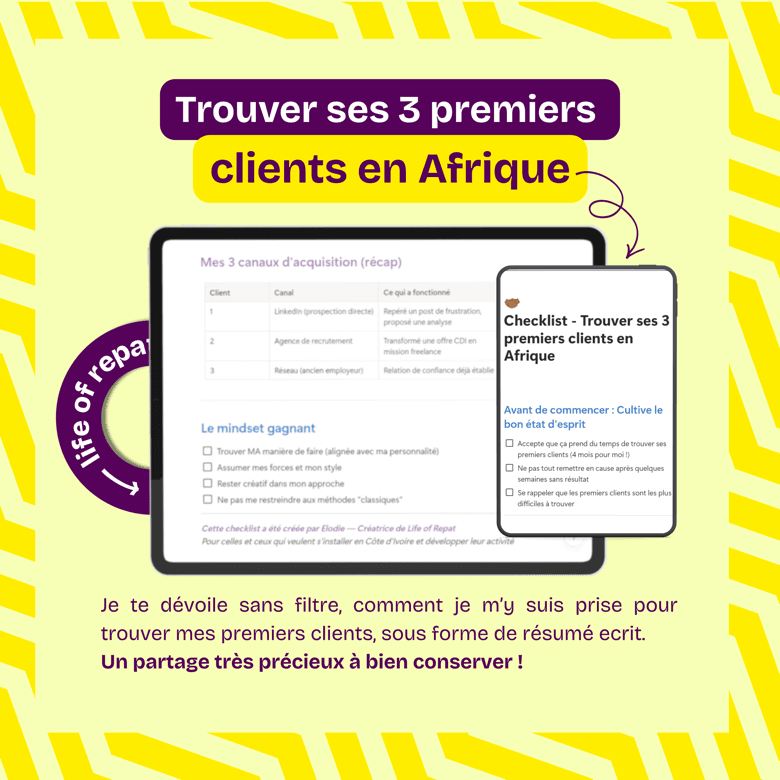 Trouver ses 3 premiers clients en Afrique
