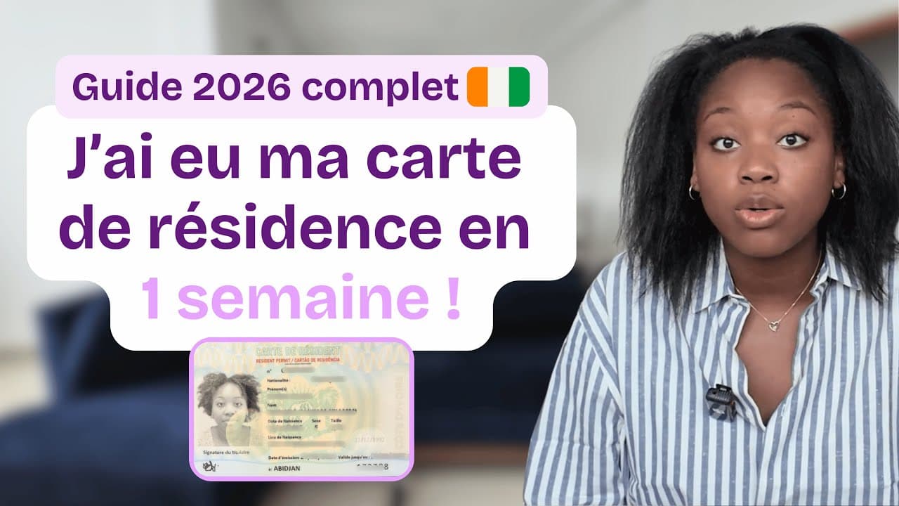 Comment obtenir ta carte de résidence en Côte d'Ivoire (guide 2026)